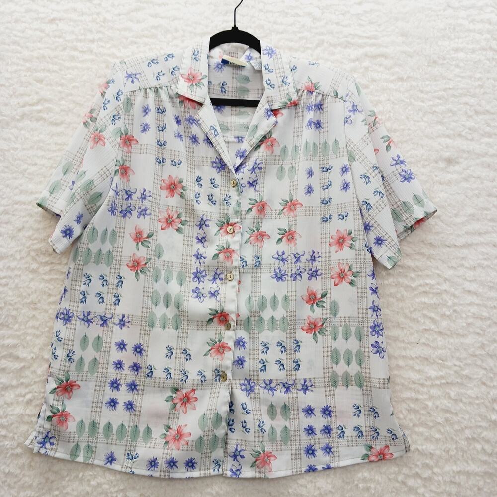 Blouse Garden Office Office Vacation Resort Everyday Casual Leisure Chic Size 14